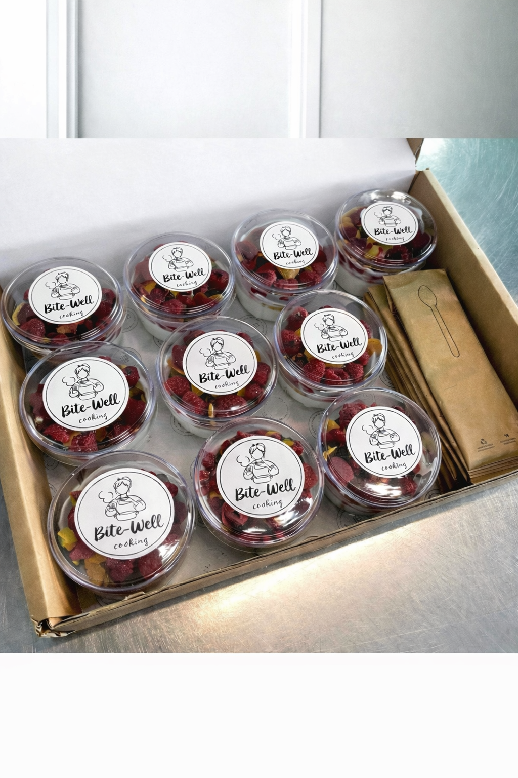 Homemade Granola & Fruıt Cups Box - 10’lu