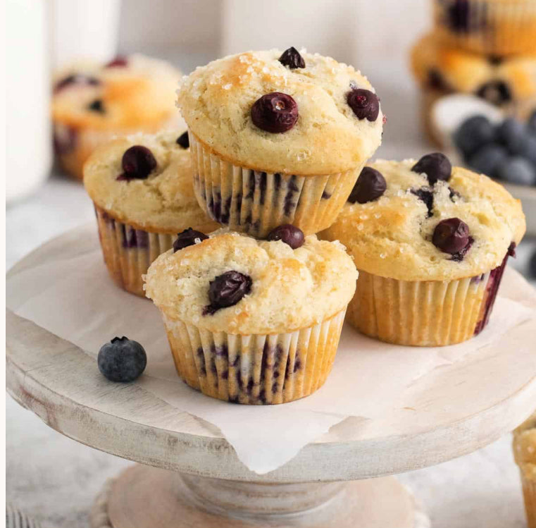 Glutensiz Yaban Mersinli Muffin - 8’li